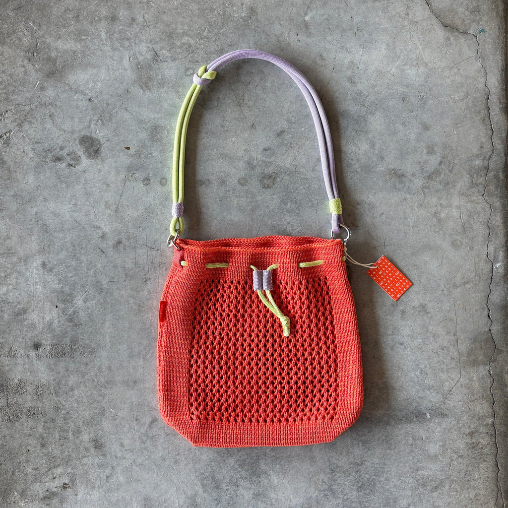 Verloop - Drawstring Raffia Mini Bag - Shop Duet