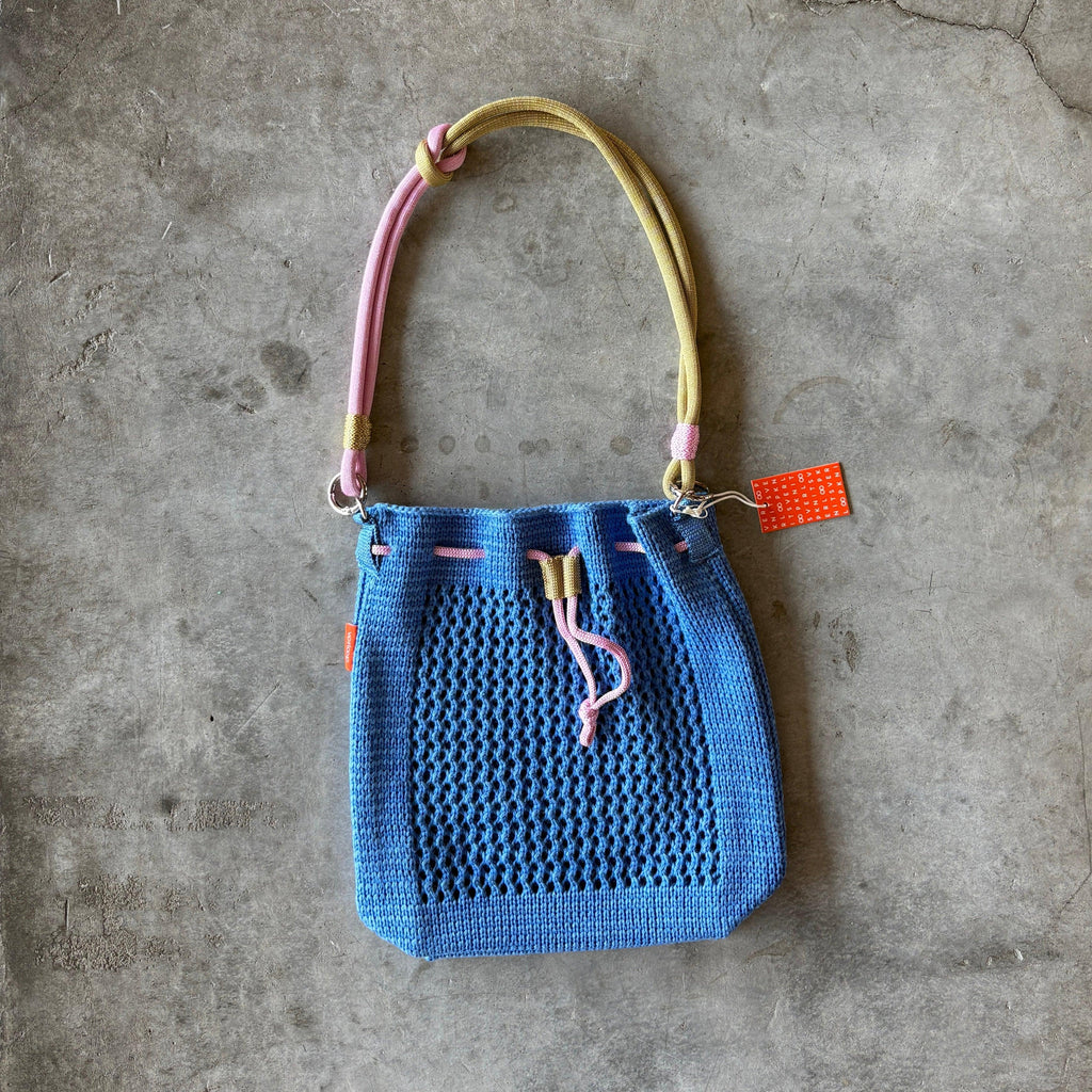 Verloop - Drawstring Raffia Mini Bag - Shop Duet