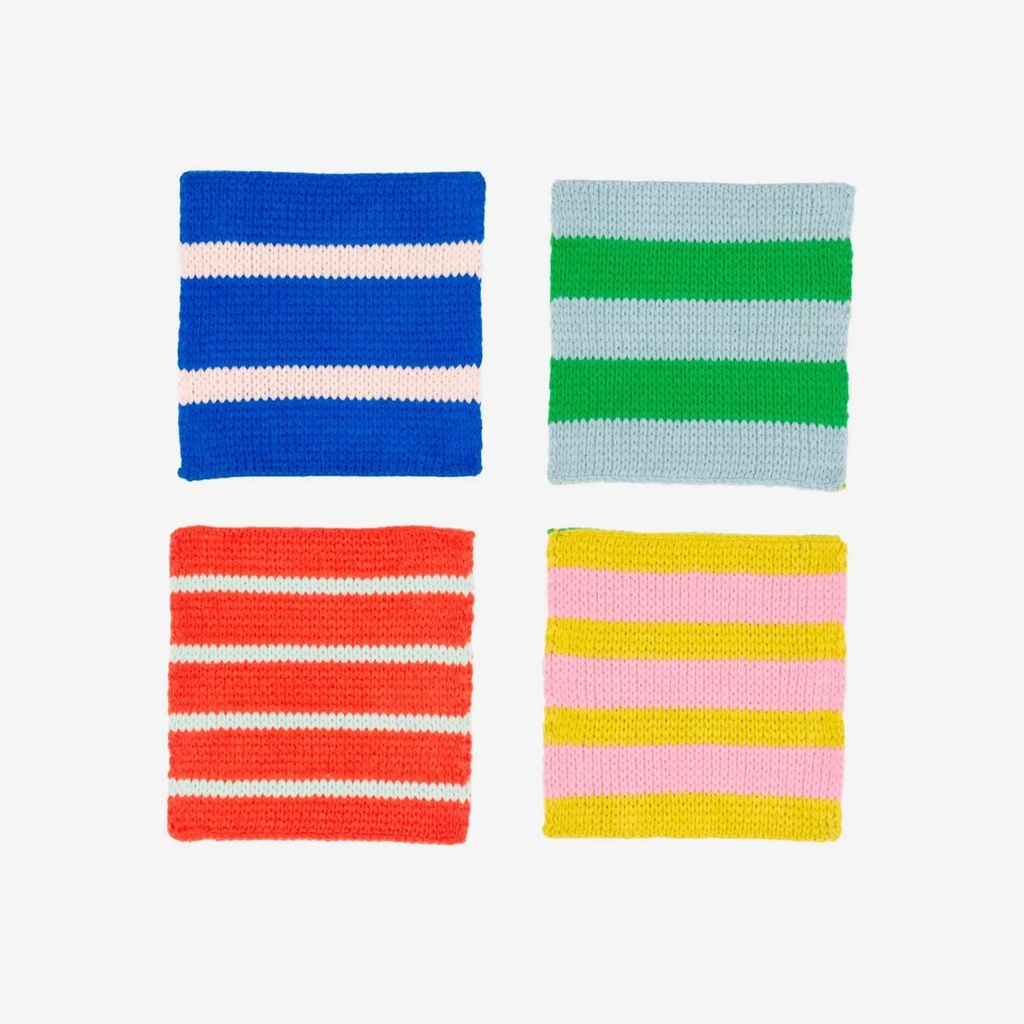 Verloop - Patchwork Stripe Coaster Set - Shop Duet