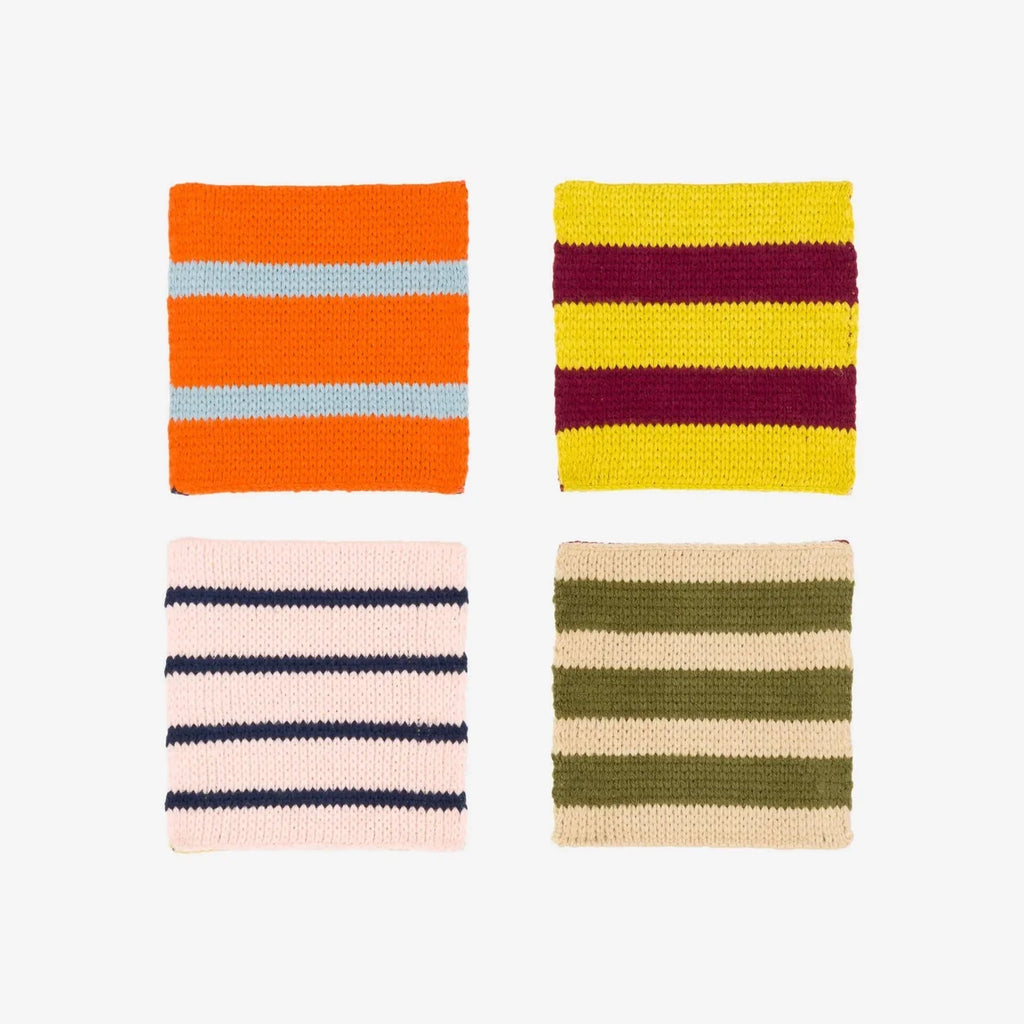 Verloop - Patchwork Stripe Coaster Set - Shop Duet