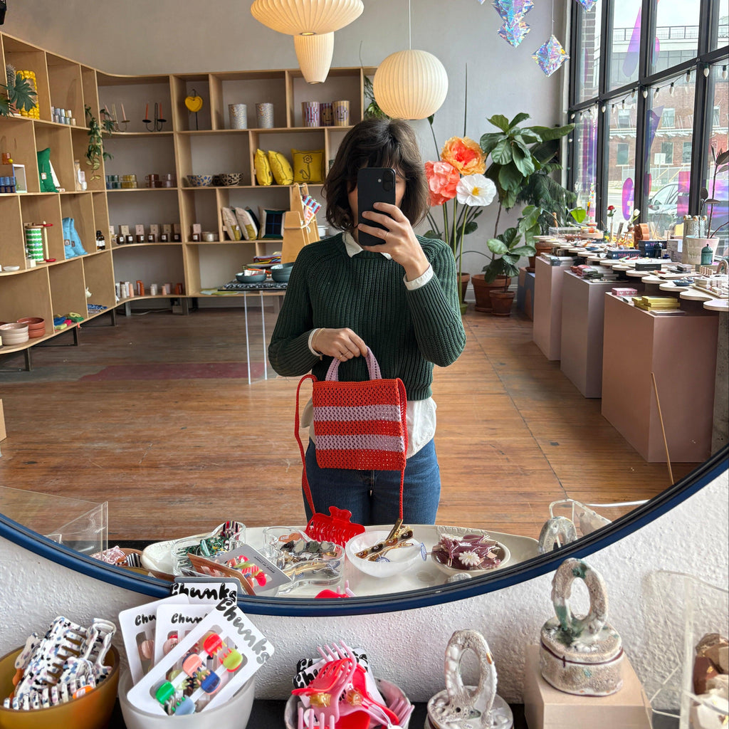 Verloop - Raffia Mini Tote Bag - Shop Duet