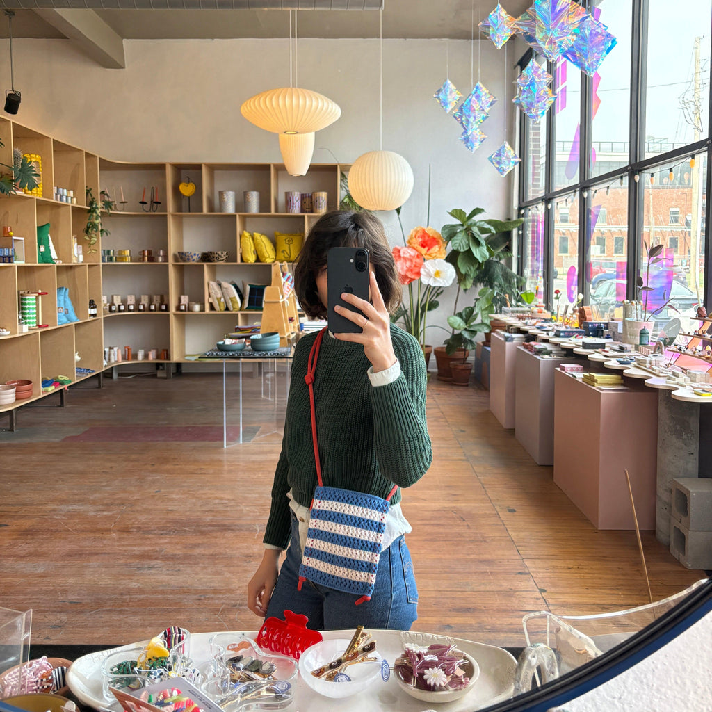 Verloop - Raffia Phone Sling Bag - Shop Duet