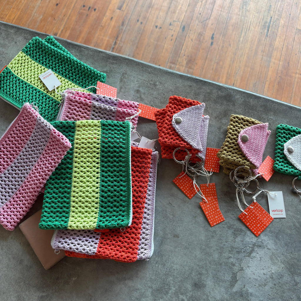 Verloop - Raffia Zipper Pouch - Shop Duet