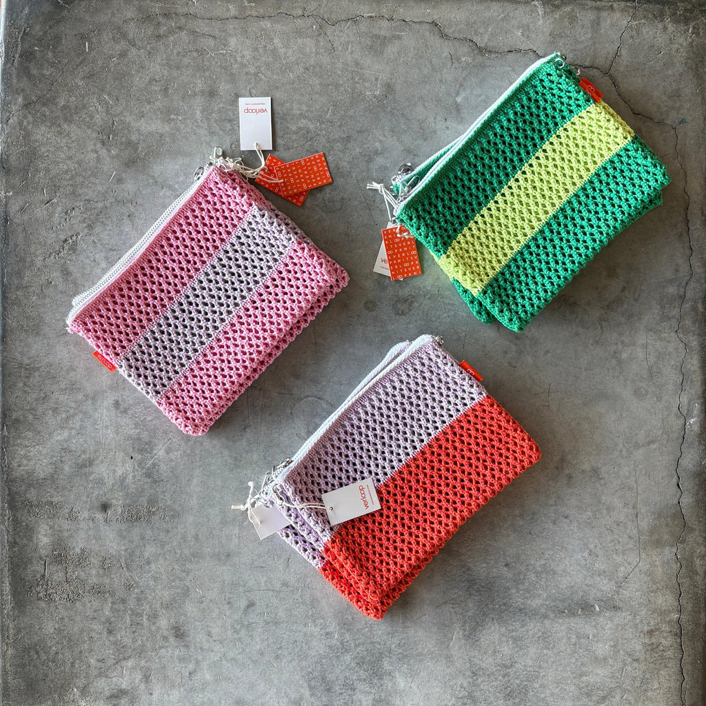 Verloop - Raffia Zipper Pouch - Shop Duet