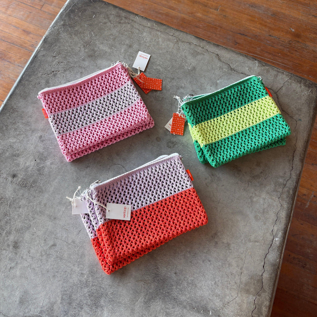 Verloop - Raffia Zipper Pouch - Shop Duet