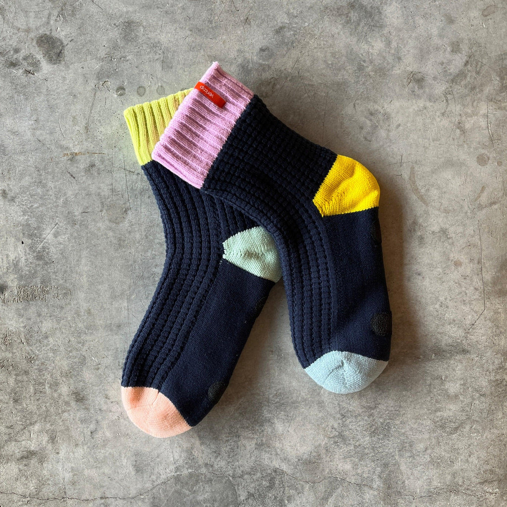 Verloop - Spot Knit House Socks - Shop Duet