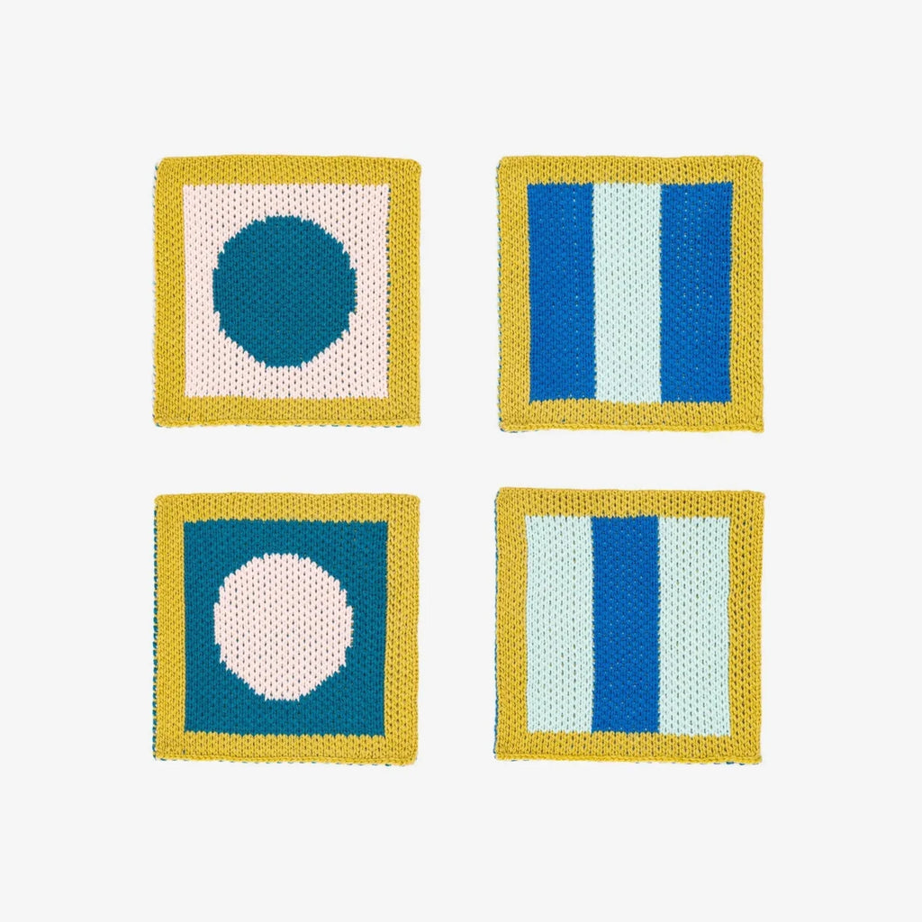 Verloop - Stripe Dot Coaster Set - Shop Duet