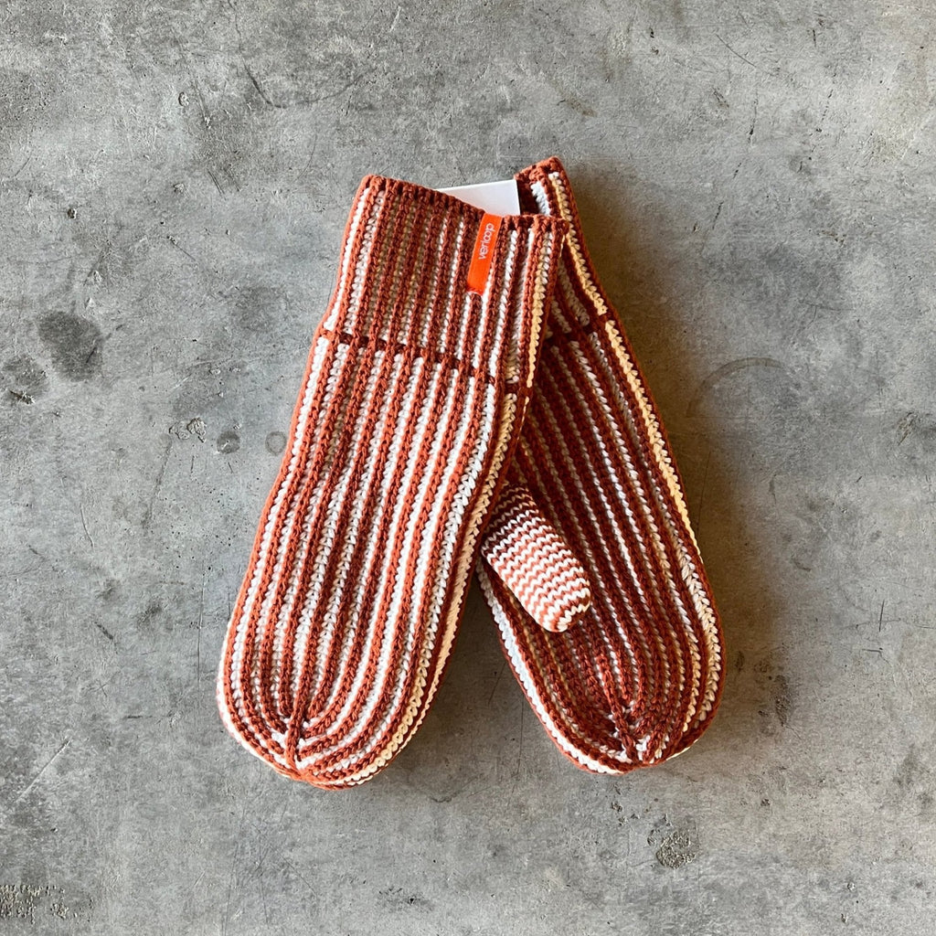 Verloop - Stripe Knit Mittens - Shop Duet