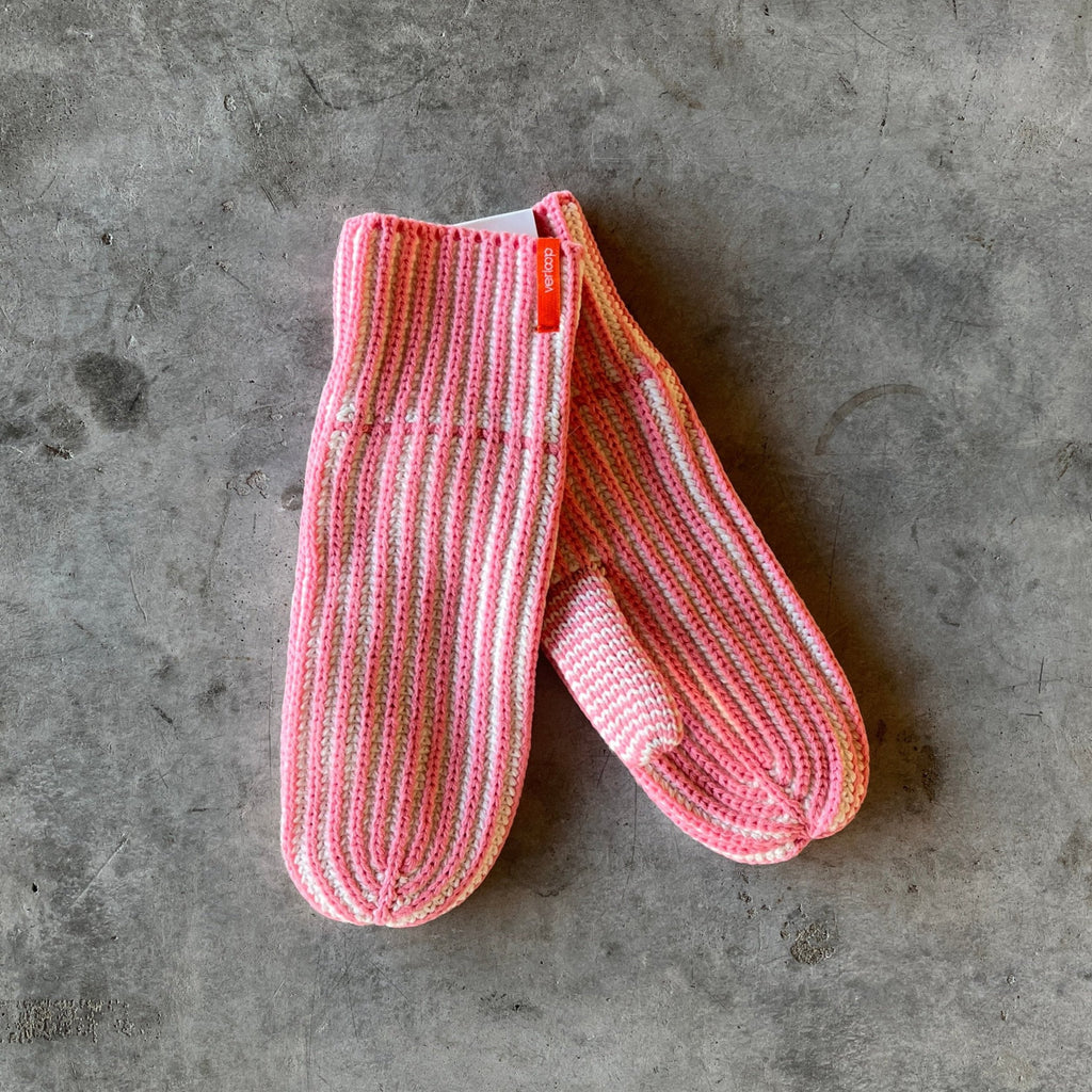Verloop - Stripe Knit Mittens - Shop Duet