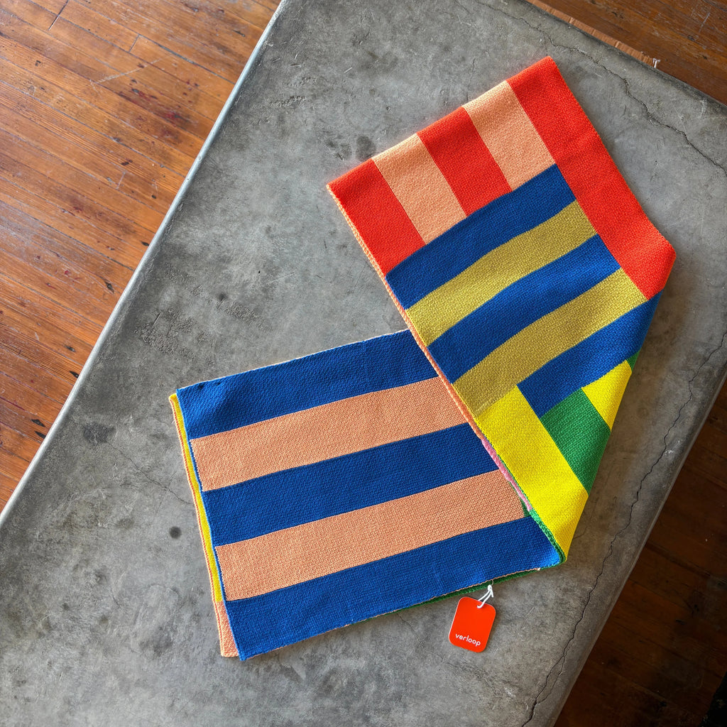 Verloop - Waterfall Stripe Big Scarf - Shop Duet