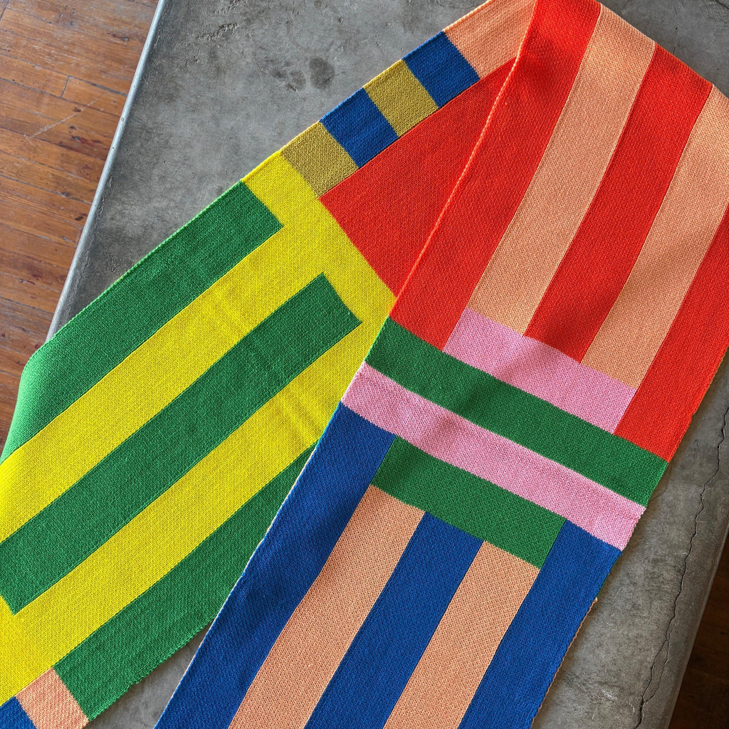 Verloop - Waterfall Stripe Big Scarf - Shop Duet