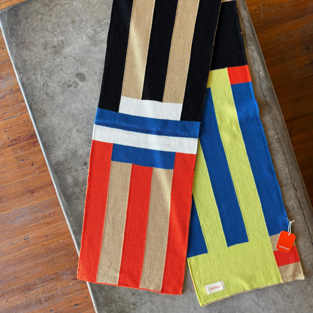 Verloop - Waterfall Stripe Big Scarf - Shop Duet