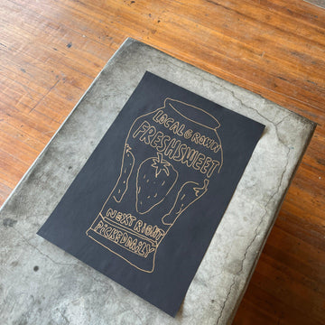 We are out of Office - Next Right Risograph Print - Shop Duet