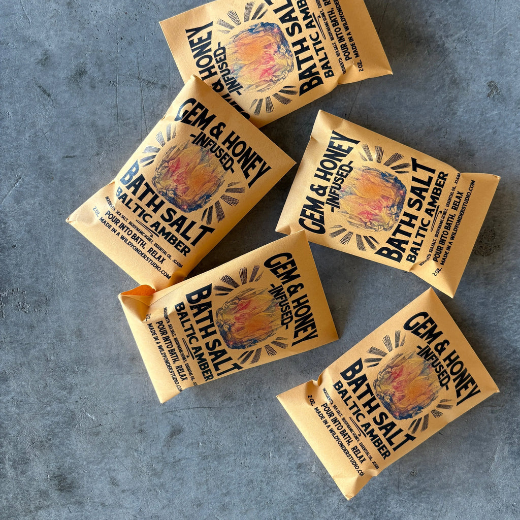 Wild Yonder Studio - Baltic Amber Bath Soak or Body Scrub - Shop Duet