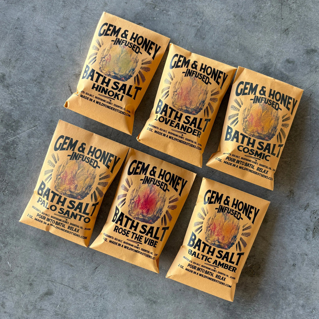 Wild Yonder Studio - Baltic Amber Bath Soak or Body Scrub - Shop Duet