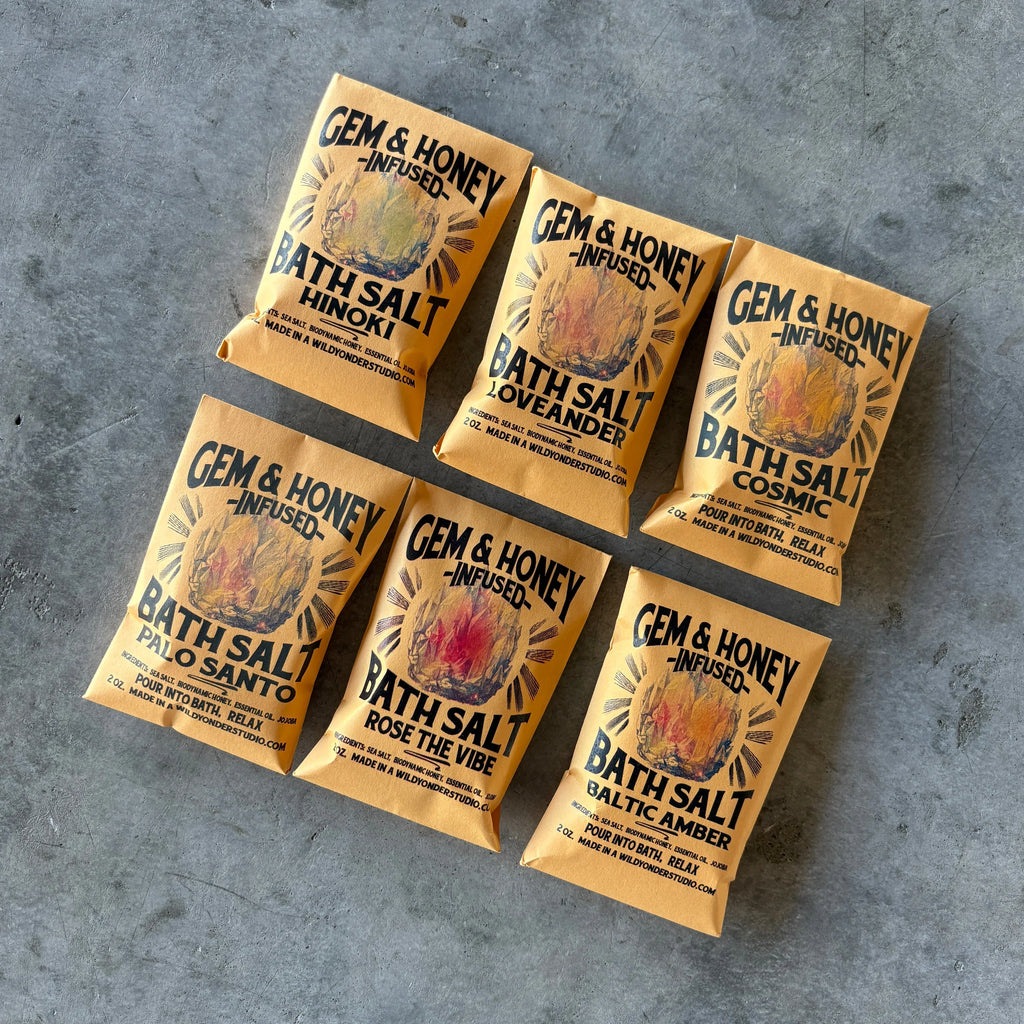 Wild Yonder Studio - Palo Santo Bath Soak or Body Scrub - Shop Duet