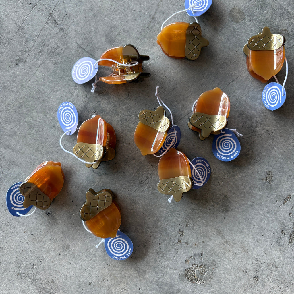Winona Irene - Acorn Hair Claw Clip - Shop Duet