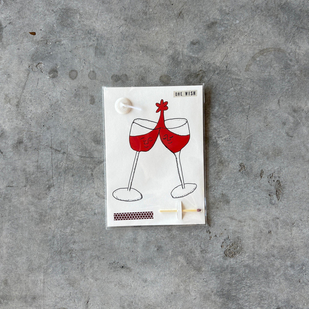 Wish Cards - Wine Cheers Card - Shop Duet