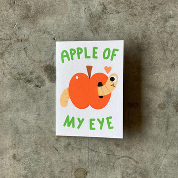 Wrap Magazine - 'Apple of My Eye' Greetings Card - Shop Duet