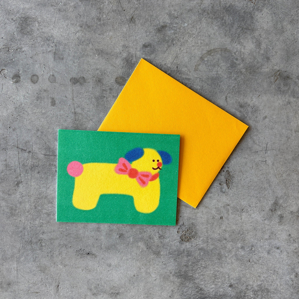 Wrap Magazine - 'Birthday Dog' Greeting Card - Shop Duet