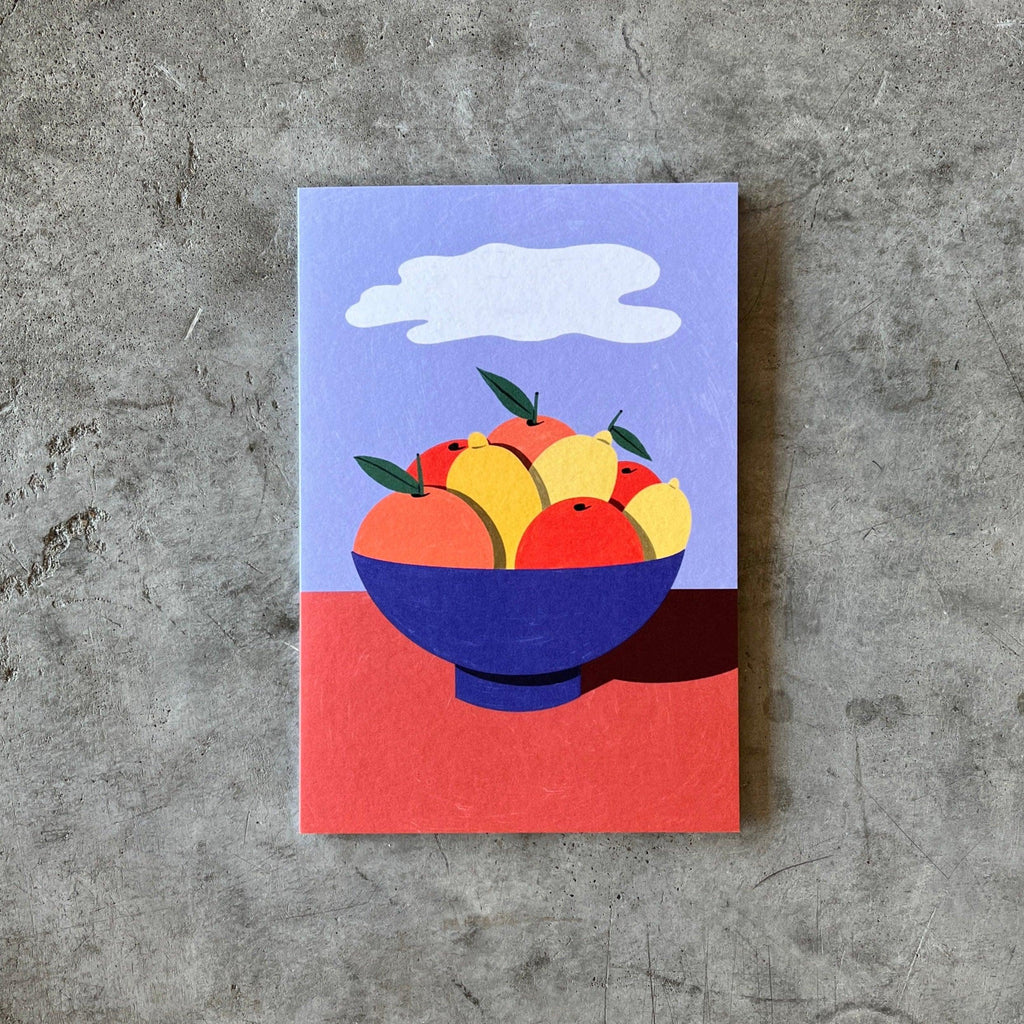 Wrap Magazine - 'Citrus Bowl' Art Card - Shop Duet