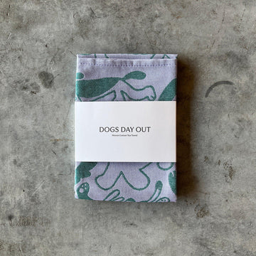 Wrap Magazine - Dogs Day Out Tea Towel - Shop Duet
