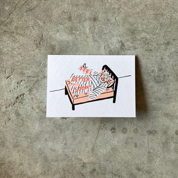 Wrap Magazine - 'Feel Better Soon' Greetings Card - Shop Duet