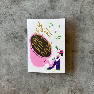 Wrap Magazine - ‘Happy Birthday Tuba’ Greetings Card - Shop Duet