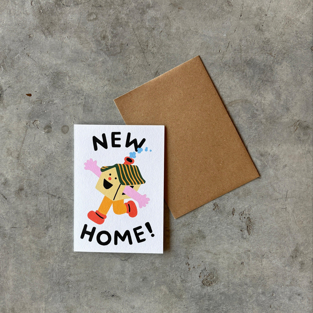 Wrap Magazine - 'Happy House' New Home Greetings Card - Shop Duet