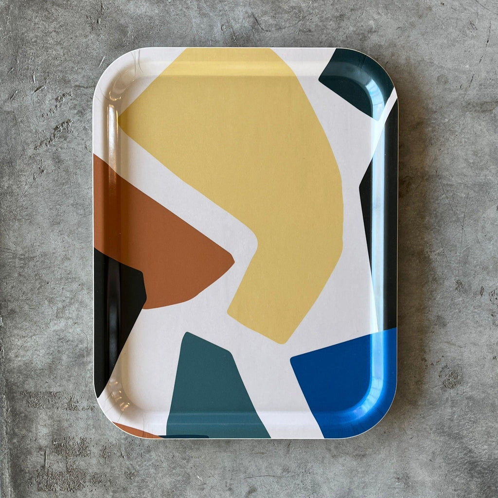 Wrap Magazine - 'Mosaic' Rectangle Art Tray - Shop Duet