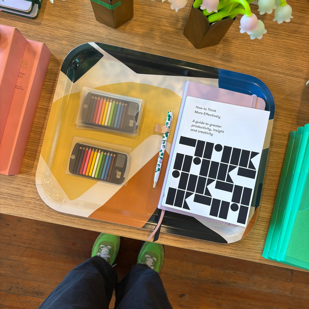 Wrap Magazine - 'Mosaic' Rectangle Art Tray - Shop Duet