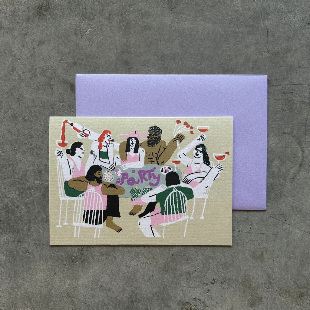 Wrap Magazine - ‘Party’ Greetings Card - Shop Duet