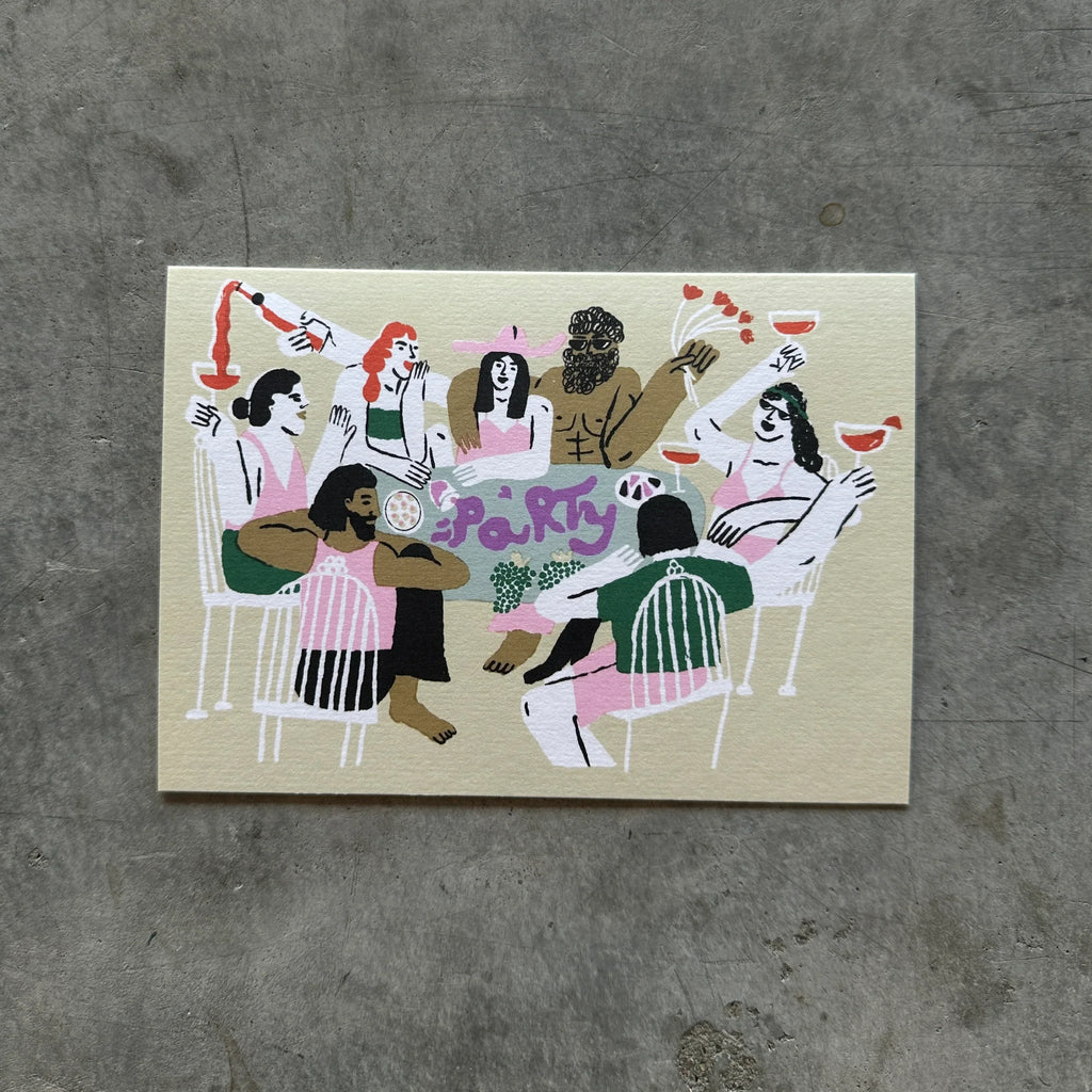 Wrap Magazine - ‘Party’ Greetings Card - Shop Duet