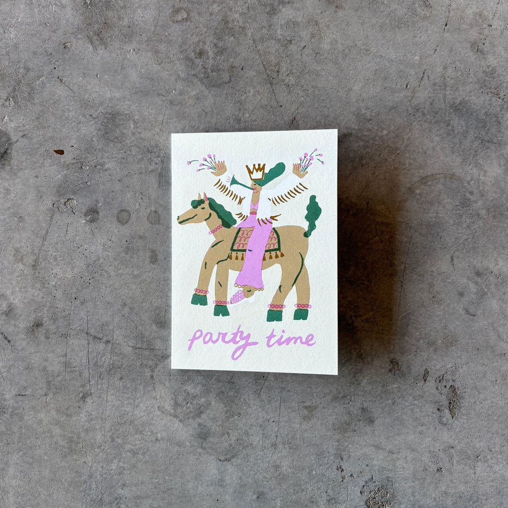 Wrap Magazine - ‘Party Time’ Greetings Card - Shop Duet
