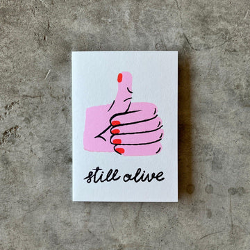 Wrap Magazine - ‘Still Alive’ Greetings Card - Shop Duet