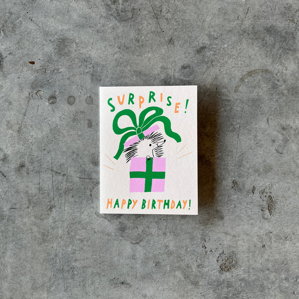 Wrap Magazine - 'Surprise Happy Birthday' Greetings Card - Shop Duet
