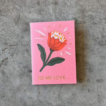 Wrap Magazine - ‘To My Love’ Greetings Card - Shop Duet