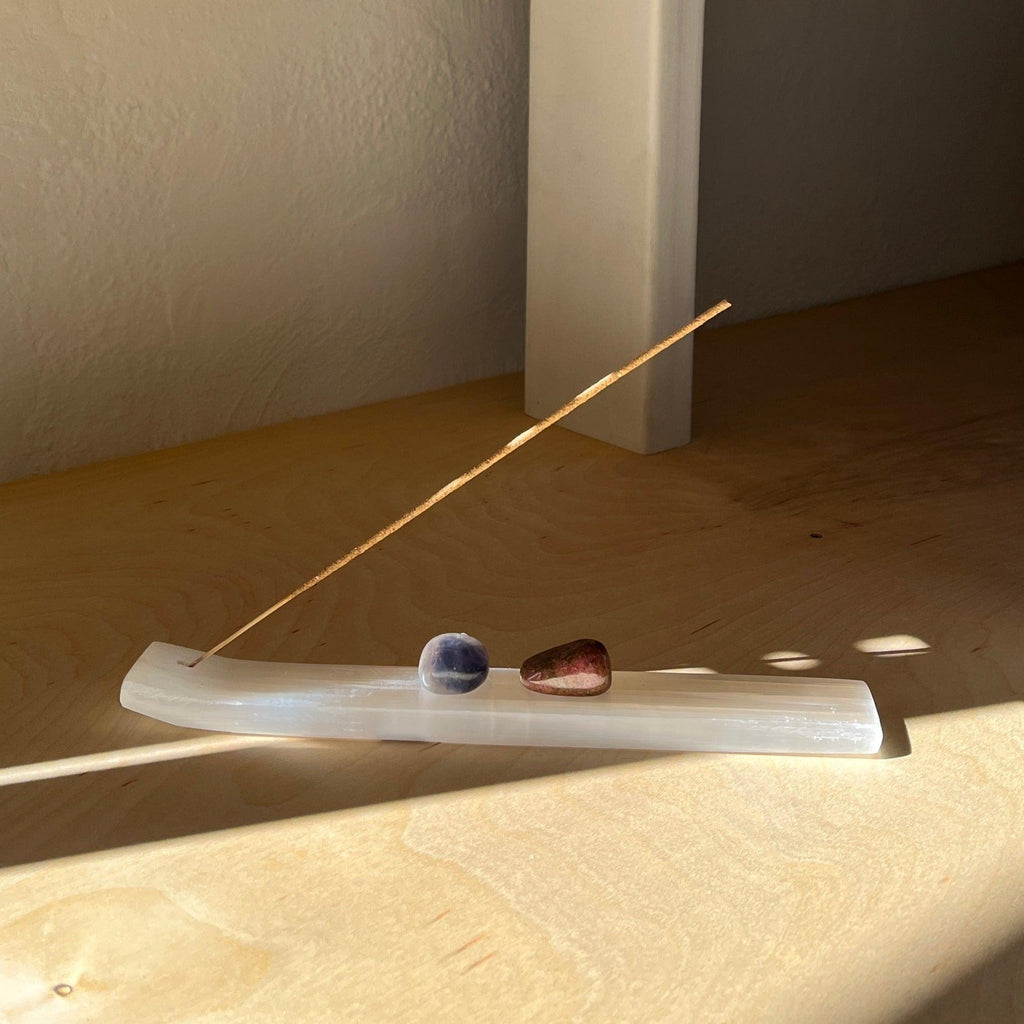 Duet - Selenite Incense Holder - Shop Duet